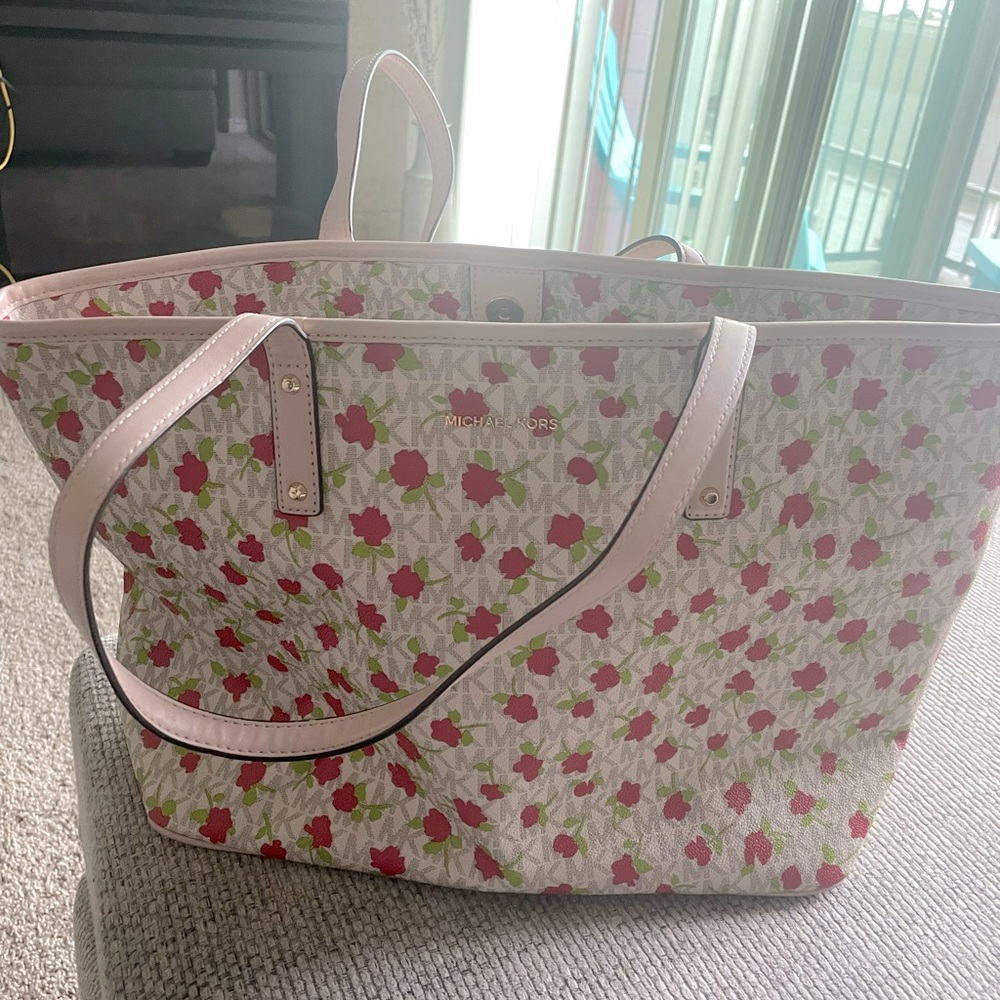 Rose Micheal Kors Tote Bag